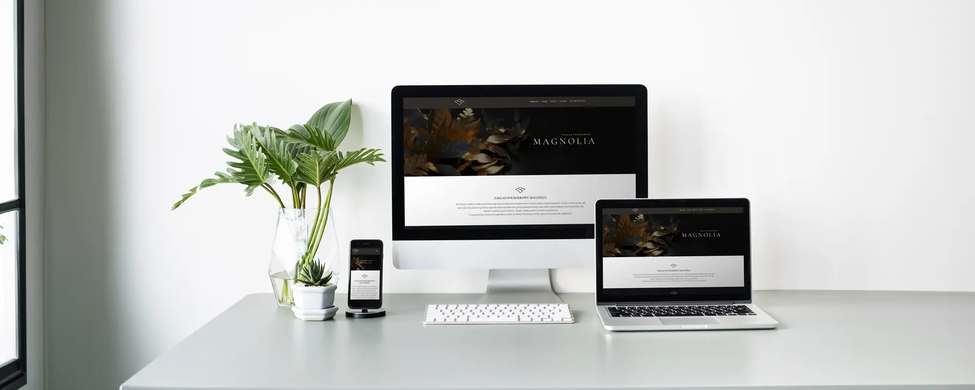 Strona internetowa dla firmy Magnolia ze Złotowa